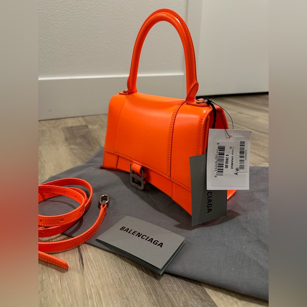 Balenciaga Neon Orange Mini Bag